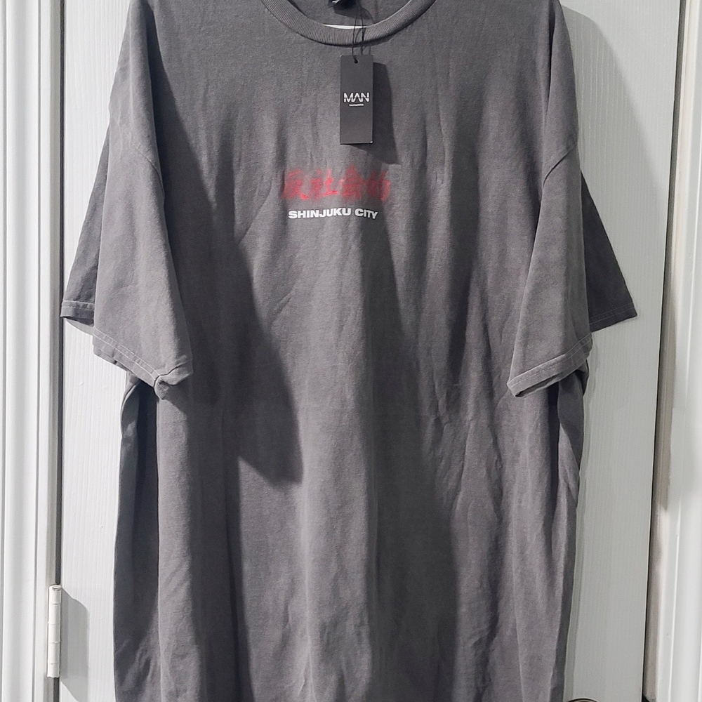 Boohoo Charcoal Shinjuku City Tee